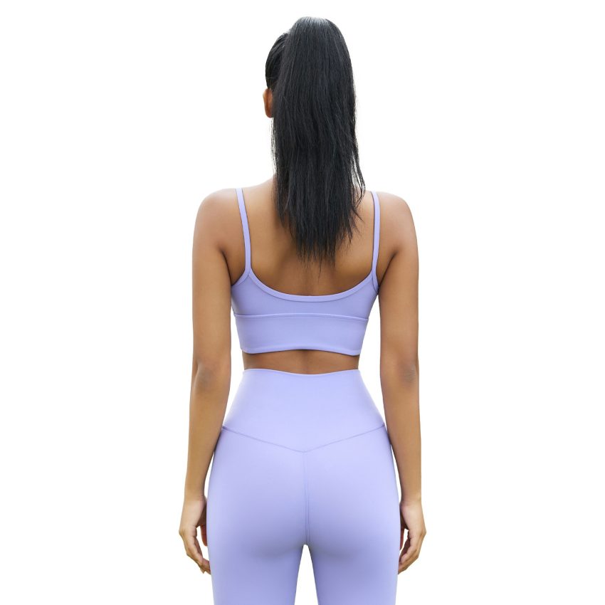 V-neck Strap Yoga Vest For Women Workout Bra
