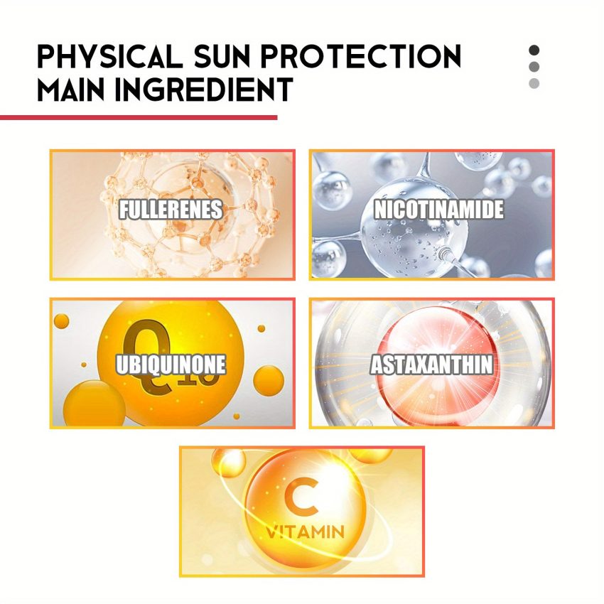 2pcs Bio Sun Stick - Facial Sunscreen - Hydrating & Soothing Moisturizer For All Skin Types - Waterproof Portable Uvioresistant, With Nicotinamide And Vitamin C -15g
