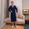 Men's Fibre Velvet Gown Set