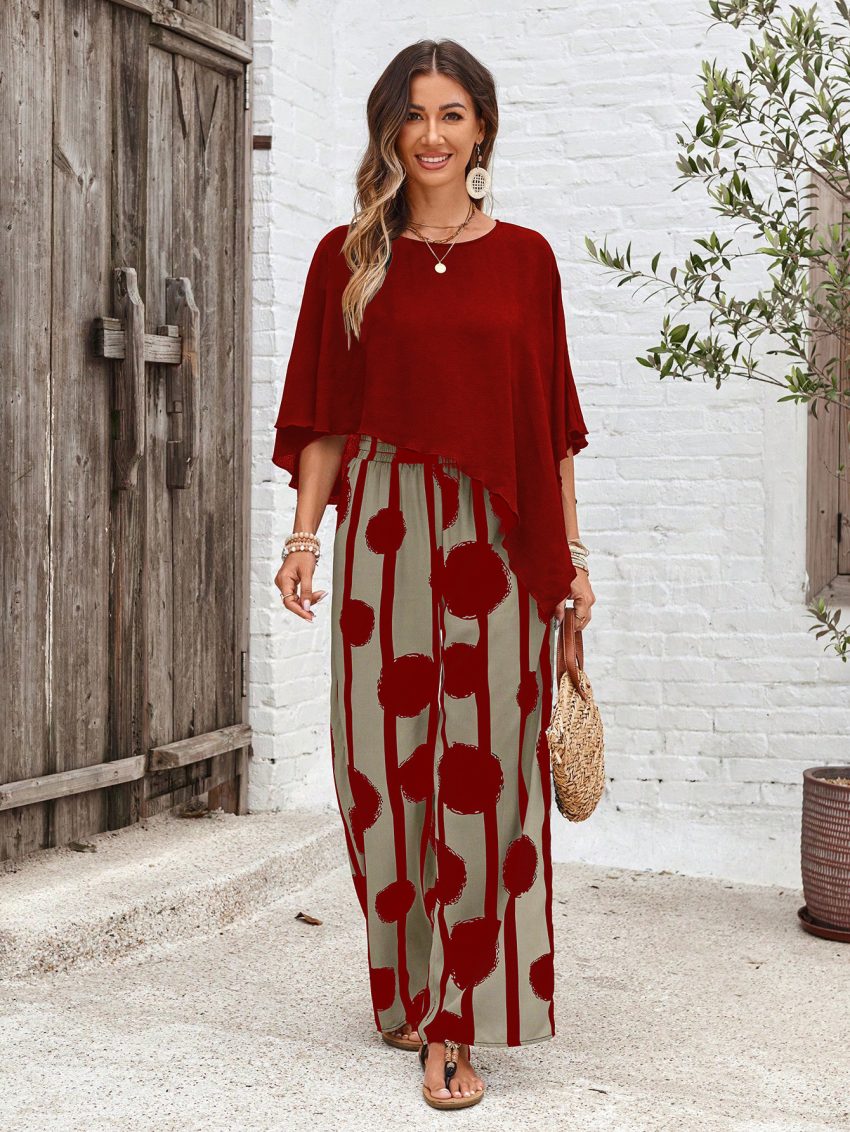 New Summer Fashion Casual Women's Trousers Suit