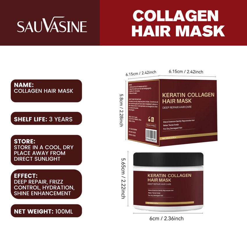 Moisturizing And Repairing Strong And Tough Anti-hair Dense Collagen Hair Mask