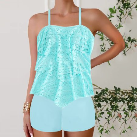 Split Flat Angle Women's Swimsuit Skirt