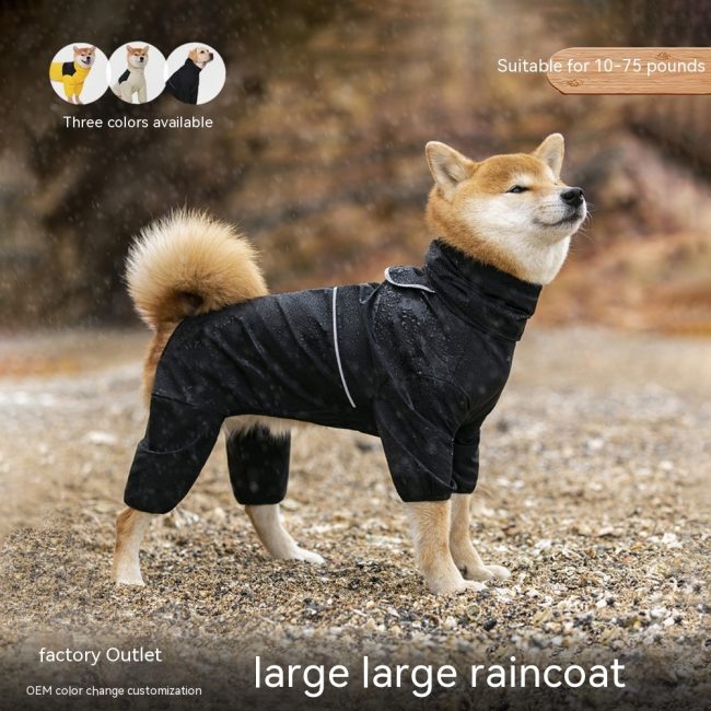 Shell Jacket Four-leg All-inclusive Dog Clothes Waterproof Windproof