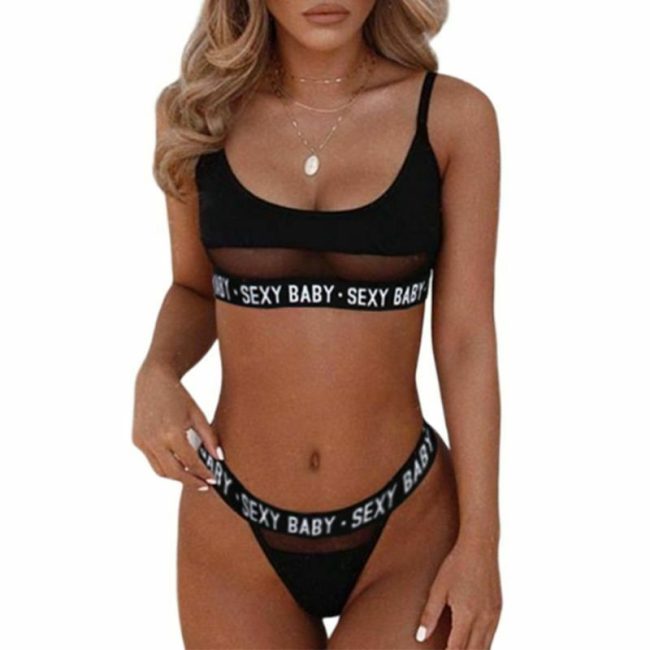 Lingerie Sexy Backless Bra Set