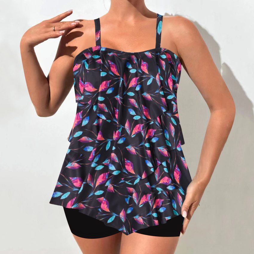 Split Flat Angle Women's Swimsuit Skirt