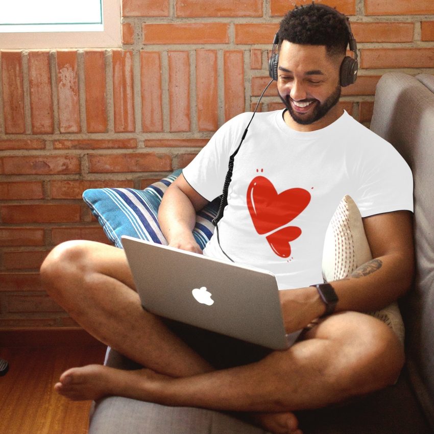 Love Men's Pure Cotton T-shirt