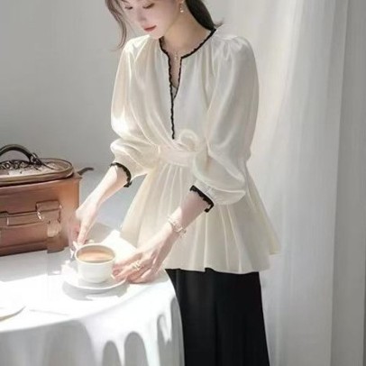 Elegant Ladies Fashion Satin Top For Skirt Women