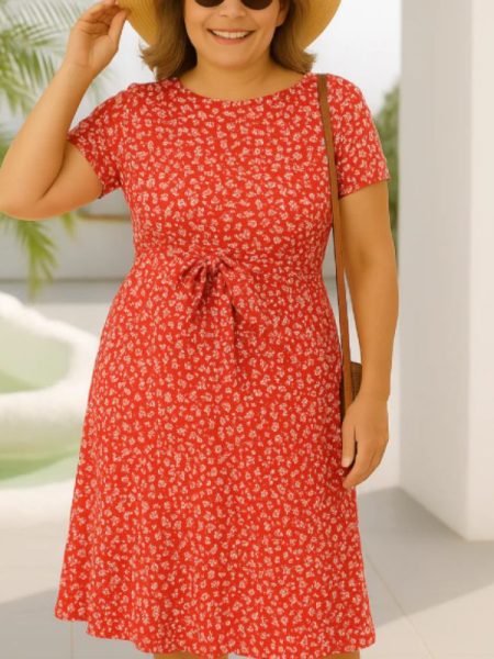 Florales Damen Sommerkleid
