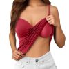 Women's Beauty Back Wireless One-piece Padded Strap Vest Bottoming Shirt