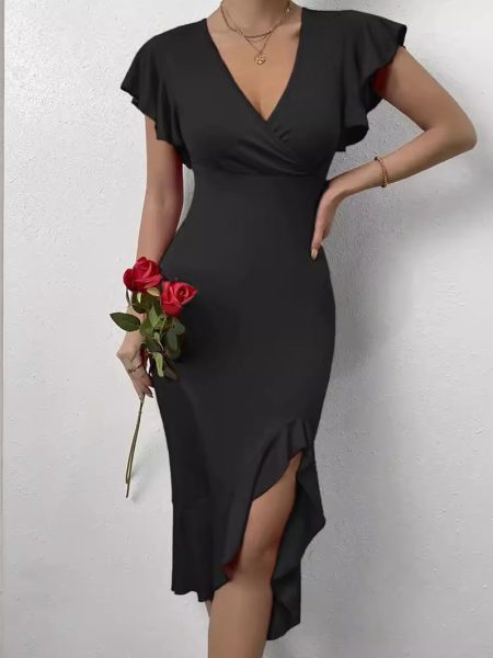 European And American Hot Girl High Elastic Solid Color Women's Skirt