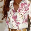 Women's Creative Loose All-matching Printed Shirt
