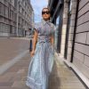 Women's Catwalk Printed Two-piece Suit