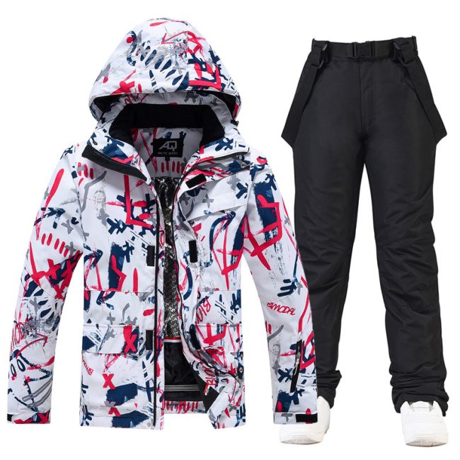 Ski Suit Women's And Men's Suit Winter Windproof And Water-repellent