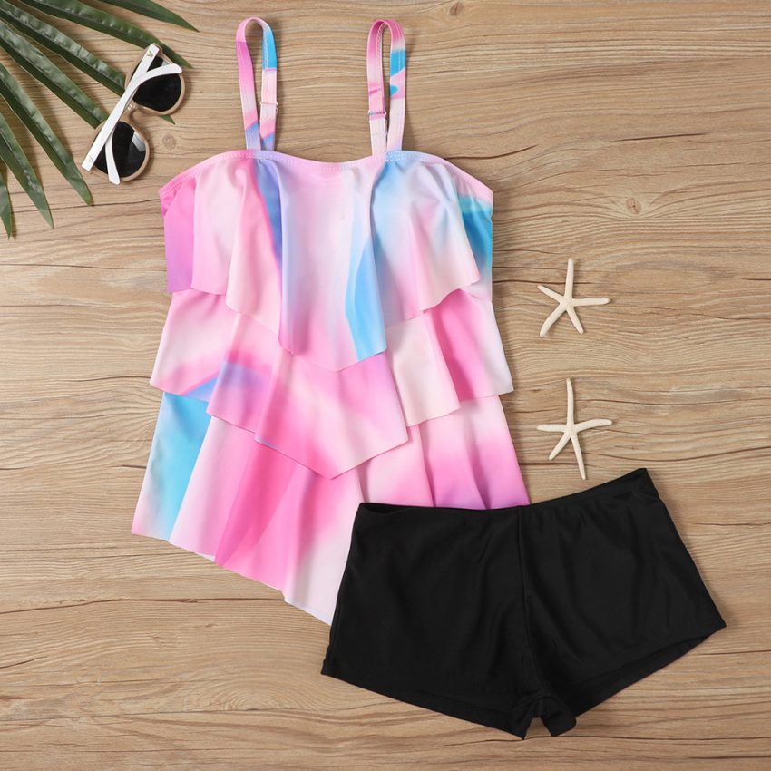 Split Flat Angle Women's Swimsuit Skirt