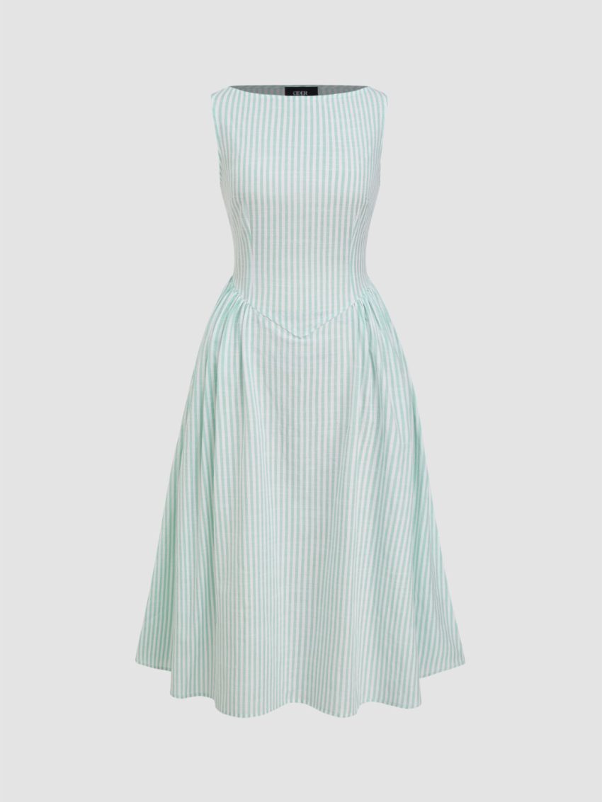 Women's Casual Sleeveless Pocket Fashion Dress