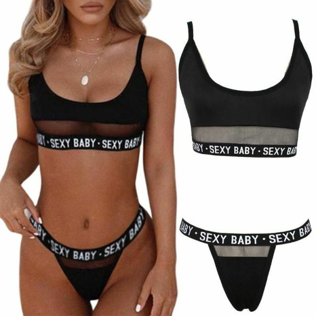 Lingerie Sexy Backless Bra Set
