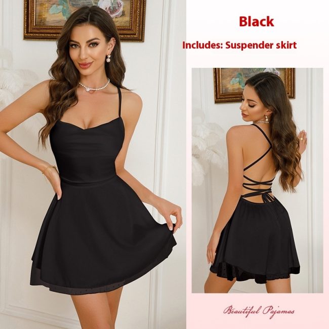 Tube Top Sexy Slim Fit Backless Tuxedo Dress