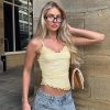 Sexy V-neck Lace Lace Spaghetti-strap Top