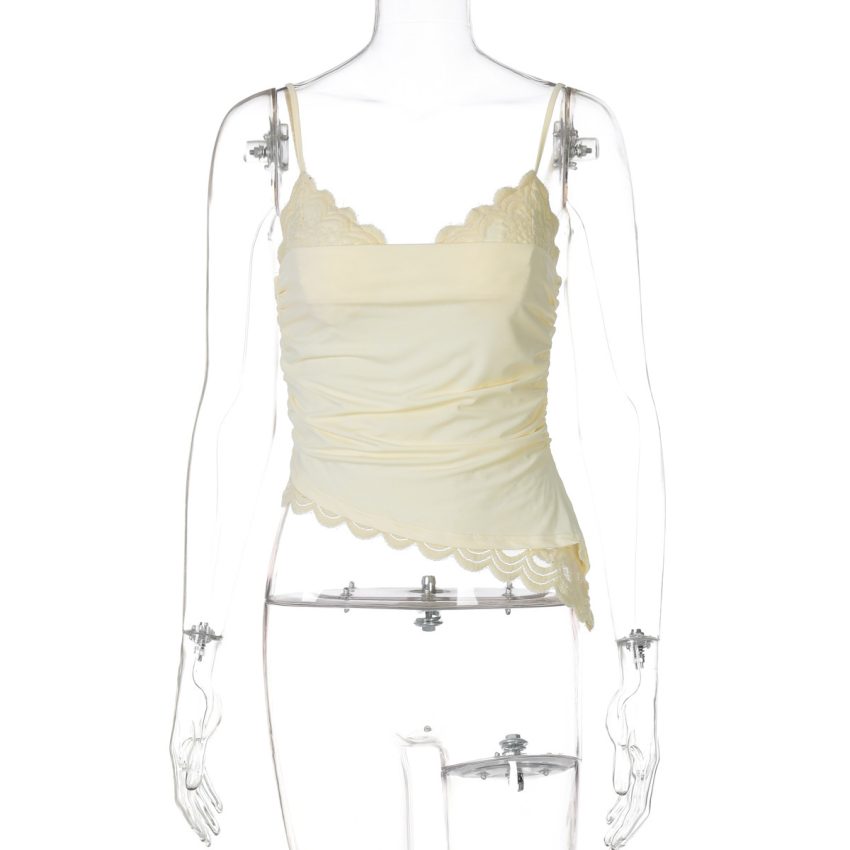 Sexy V-neck Lace Lace Spaghetti-strap Top