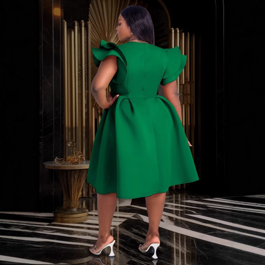 Large Swing High Waist Slimming A- Line Skirt