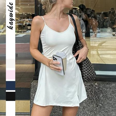 European And American Leisure Vacation Style Small Sling Half-length Skirt Dress