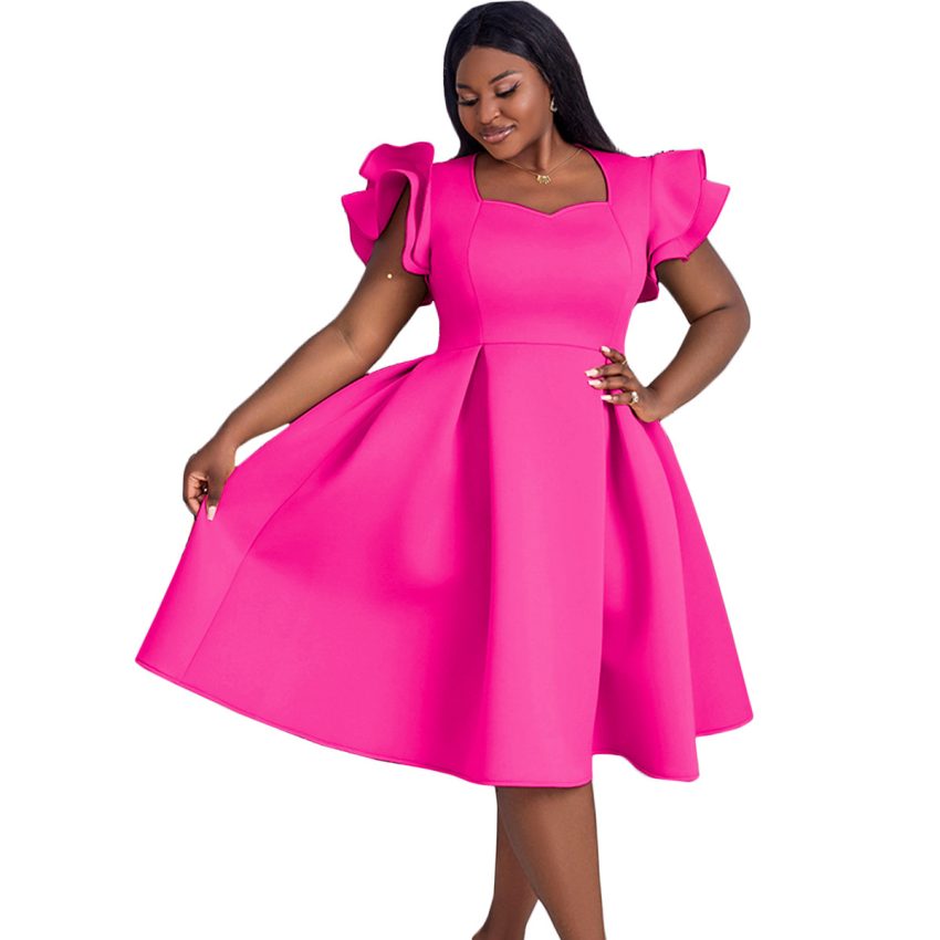 Large Swing High Waist Slimming A- Line Skirt