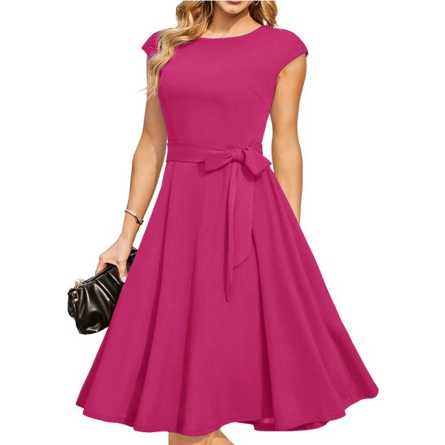 Sleeveless Lace-up Waist-tight Party High-end Dress