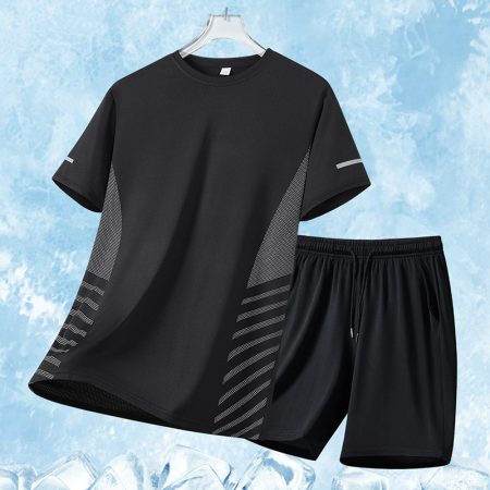 Quick-drying Sports Casual T-shirt Shorts Suit