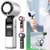Turbos Chilled Ice Sensation Cold Fan Super Mini Turbos Speed Fan USB Powered Digital Display For Outdoor Camping Travel