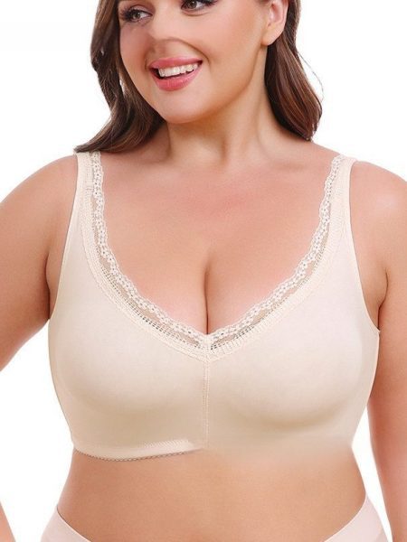 Plus-sized Full Cup Plus Size Thin Underwear Bra