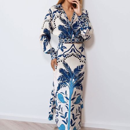 Flower Early Spring Idle Style Casual Fashion Set