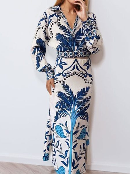 Flower Early Spring Idle Style Casual Fashion Set