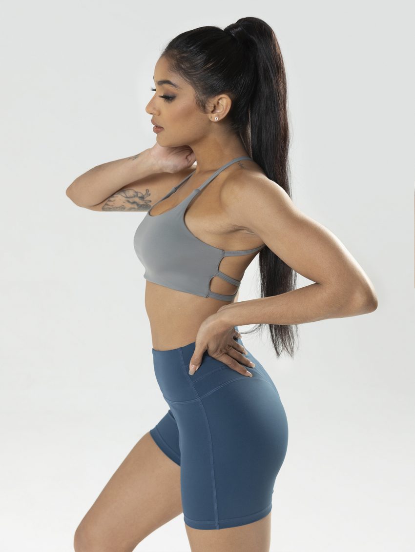 3 Pack Sports Bra For Women,Padded Strappy Sports Bra With Removable Cups Medium Support Workout Yoga Gym Bra