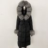 Thickened Long Section White Goose Down Slim Fit Women's Coat