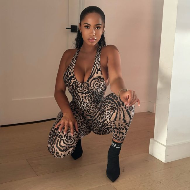 Women's Printed Tight One-piece Trousers