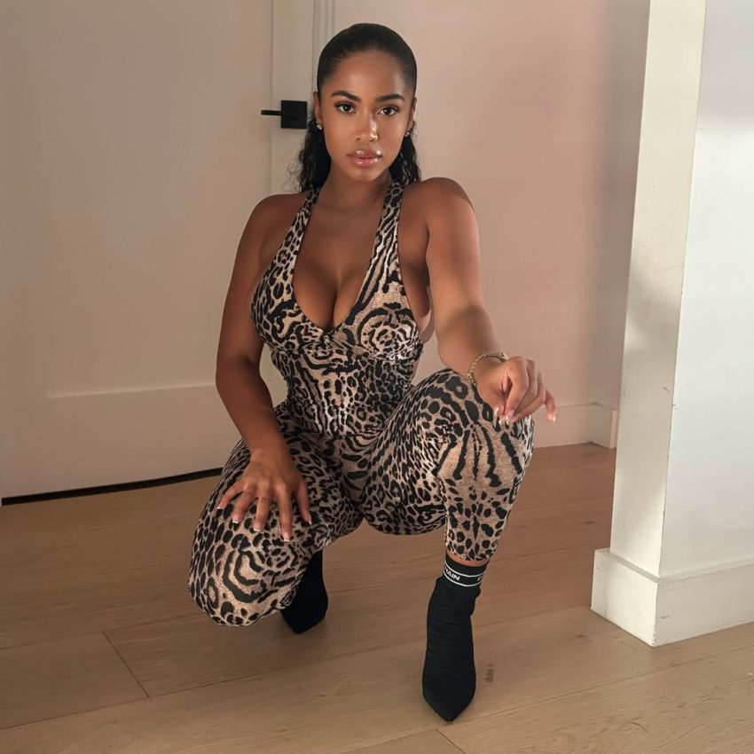 Women's Printed Tight One-piece Trousers