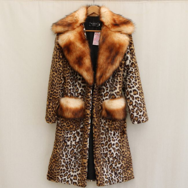 Long Fur Mink Casual Warm Jacket
