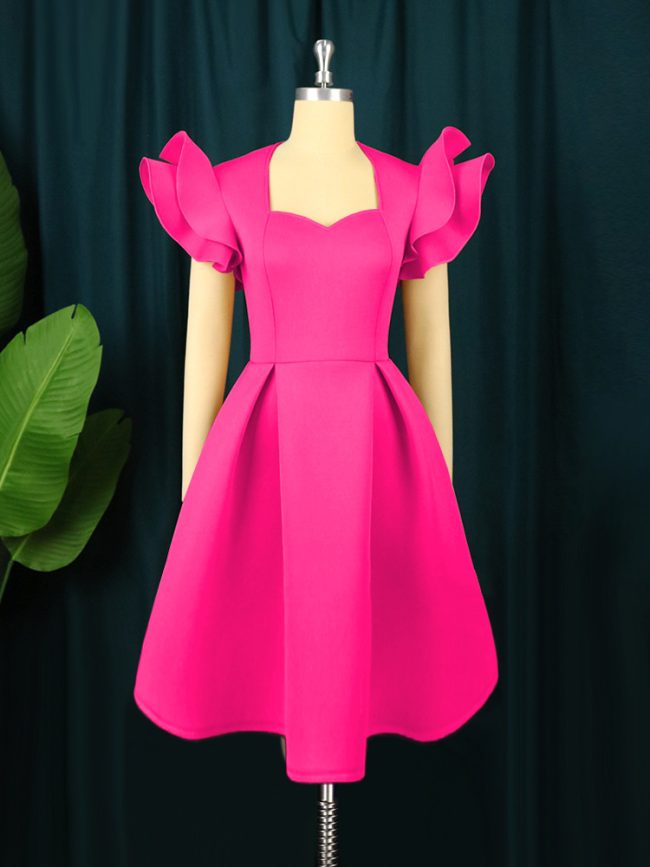 Large Swing High Waist Slimming A- Line Skirt