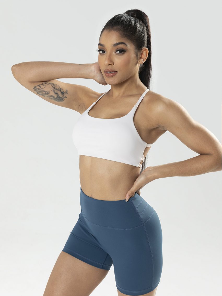 3 Pack Sports Bra For Women,Padded Strappy Sports Bra With Removable Cups Medium Support Workout Yoga Gym Bra