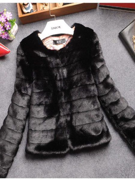 Rabbit Fur Short Fur All-matching Top