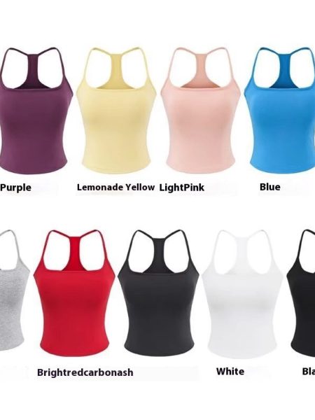Women's Summer Casual Sports Vest Women's Beauty Back Sling