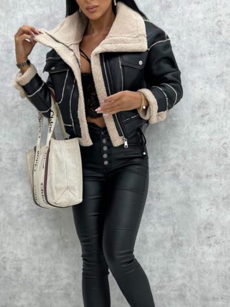 Leather Jacket Tops For Women