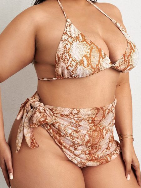 Bikini Three Piece Swimsuit Export Plus Size