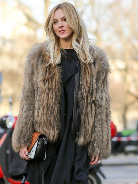 Autumn New Real Fur Integrated Faux Fur Coat
