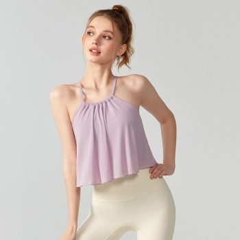 Mesh Yoga Clothes Vest Women's Outer Wear Sling
