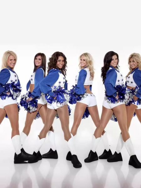 Split Blue XINGX Cheerleading Clothing