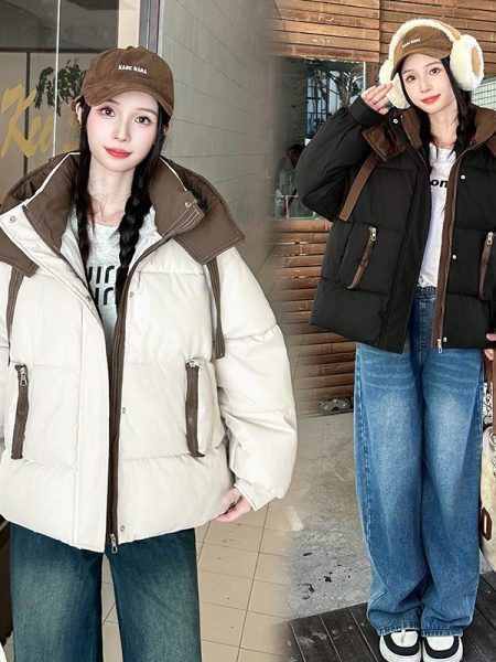 Cotton-padded Winter Thickened Hooded Warm Jacket