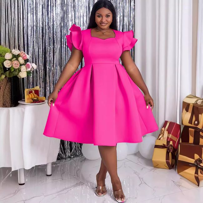 Large Swing High Waist Slimming A- Line Skirt