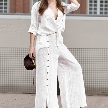 Fashion Elegant Style Pure Color Slimming Suit