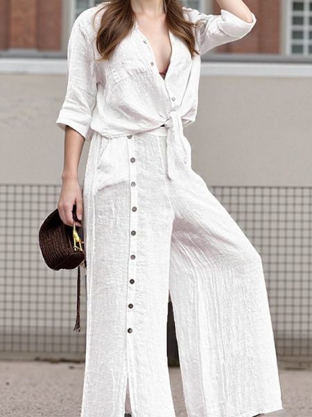 Fashion Elegant Style Pure Color Slimming Suit